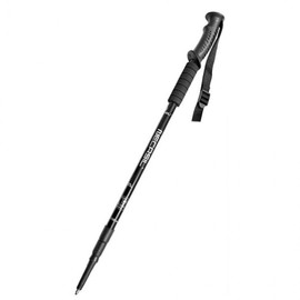 One Trekking 3-stage adjustable hiking stick (135cm) (Black)
