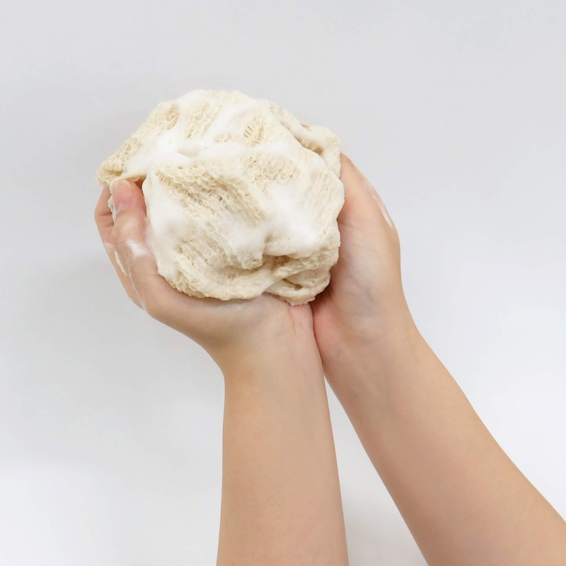 Towa Sangyo 34732 Body Towel, Pure Cotton Linen Towel, Gentle,