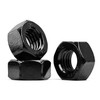 MINHER Hex Nuts, M6-1.0 Black oxidized 304 stainless steel Hex