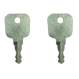 RAParts 14607 Pair (2 Keys) Ignition Keys Fits Bobcat Fits Caterpillar Fits Ford Gehl Fits JCB Fits New Holland Rayco Sky Trak Terex Fits Volvo