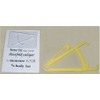 Yellow Budget Skinfold Caliper with Instructions Model C-111Y