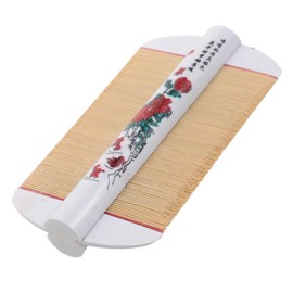 Mikinona Double Sided Bamboo Comb for Dandruff Scalp Care Portable Grooming Tool for Women Dogs Cats Lightweight Hair Brush with Dense Tooth Design for Cleaning