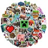 50Pcs Mine Stickers, Cool Pixel Art Gaming Decals for Laptops