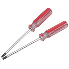 T20 T25 Torx Security Screwdriver Magnetic Tip Non-Slip Handle, 175mm Long Torx Star Screwdriver with Hole