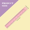 BAYTORY 7 Pcs Aluminum Rulers, Bulk Multicolor Ruler, 20cm &