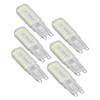6pcs G9 LED Bulbs 7W Dimmable 360° Illumination Replacement Light