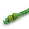 Avalaya Lime Green Multistrand Layered Wood Bead with Cotton Cord
