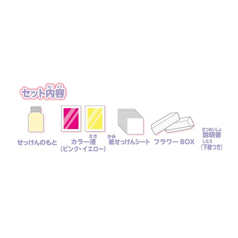Kutsuwa PT194A Flower Paper Soap Princess Craft Kit