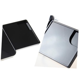 PACKOVE Folding Car Laptop Desk with Drawer Portable Backseat Computer Tray for Dining and Work Space-Saving Design for Travel and Family Use Compatible with All Vehicle Models