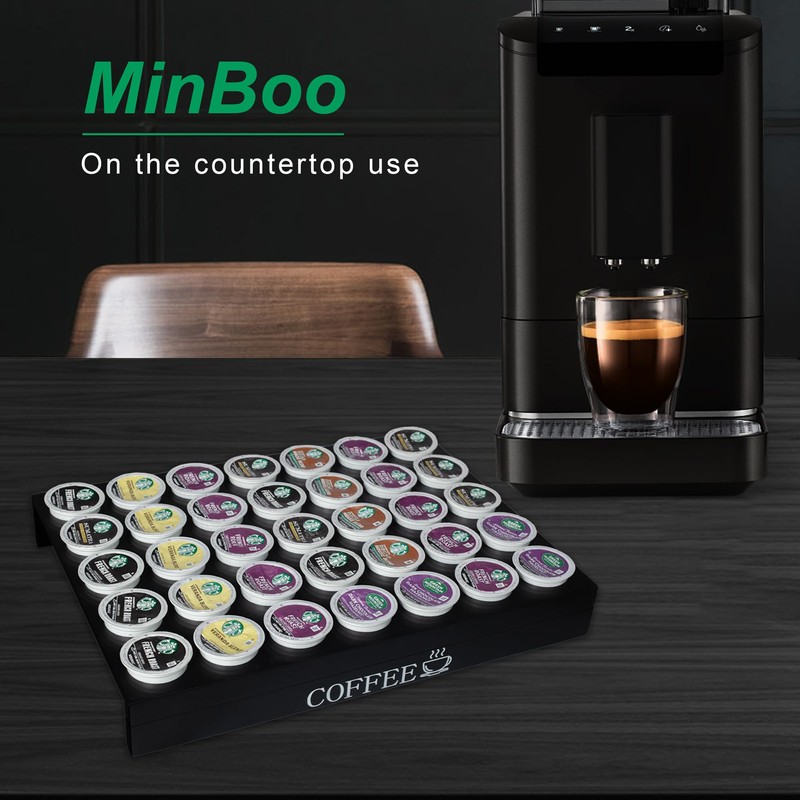 MinBoo BamBoo k cup holder Drawer or Countertop k cup