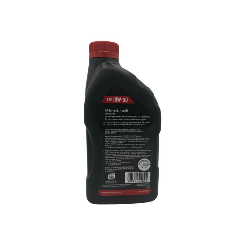 Kawasaki SAE 10W-30 4-Cycle Motor Oil 5 QUARTS 99969-6081 5