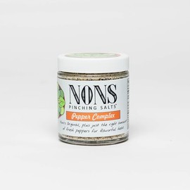 Nons Pinching Salts - Pepper Complex (4 oz) | All Natural Seasoning | Great for Finishing |