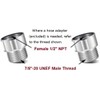 Pre Rinse Hose Replacement, 96cm 38” Stainless Steel Flexible Hose