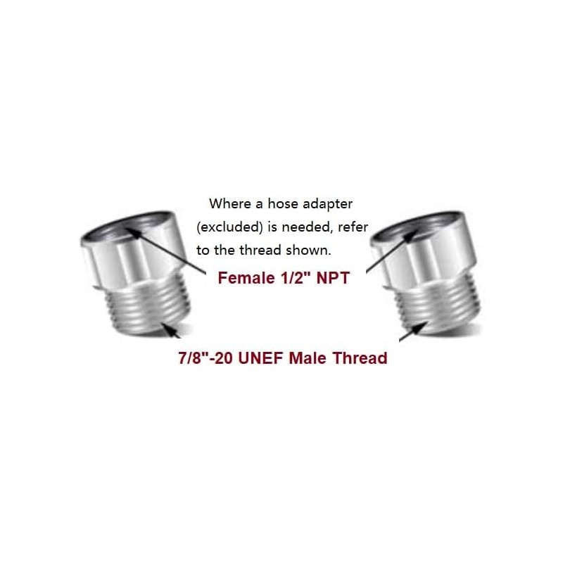 Pre Rinse Hose Replacement, 96cm 38” Stainless Steel Flexible Hose