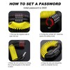 KVAEY 2PCS Motorcycle Helmet Cable Lock, Anti-Theft Helemt Cable Locks