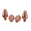Chicago Electric Fit Spot Welding Tips 1/4" Contact Area 2-Pack