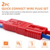 Zhushan 175A-600V Battery Quick Connect/Disconnect Wire Harness Plug Connector Kit