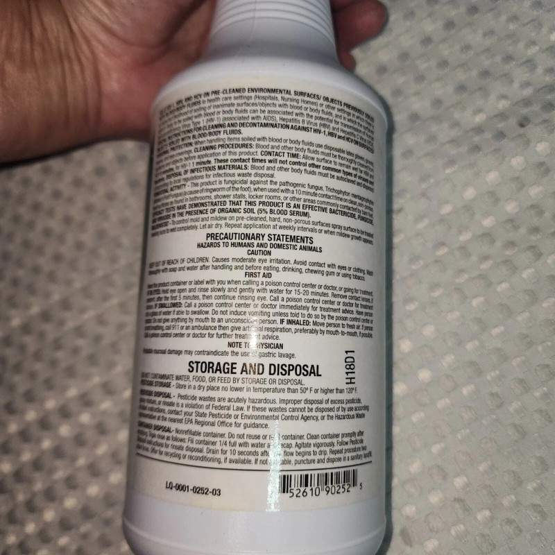 NATIONAL CHEMICAL C0 AVISTAT-D NEW SPRAY DISINFECTANT SPRAY QUART SIZE