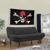 Pirate Flag – Jolly Roger Flag Red Bandana – Funny