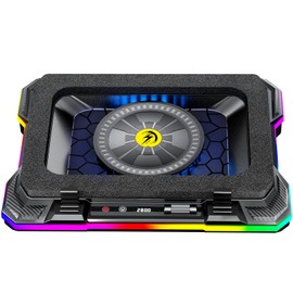 AICHESON Gaming Turbofan Laptop Cooling Pad with 10°C-35°C Temperature Drop, Full Sealed Foam Stand for 14-19 inch Laptops