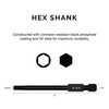 Neiko 01147A Allen Wrench Drill Bits, 11-Piece Hex Drill Bit