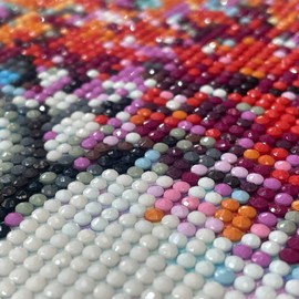 MXJSUA 5D Diamond Painting Kits Full Round Drill Diamond Painting Kits for Adults Full Diamond Painting Kit Tree Diamond Painting Tree Diamond Arts Kits Adults Tree Home Decor Colorful Tree 30x30 cm