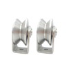Stainless Steel V Groove Wheel Heavy Duty Caster Rigid Track