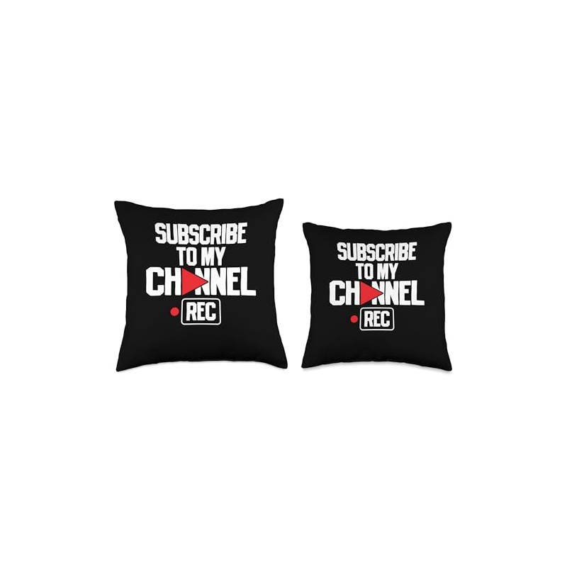 Content Creator Vlogger Vlog Streamer Influencer Throw Pillow