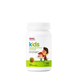 GNC Milestones Kids Chewable Multivitamin for Kids 2-12, 60 Chewable Tablets, Supports Bones, Immune System, Eyes and Overall Health