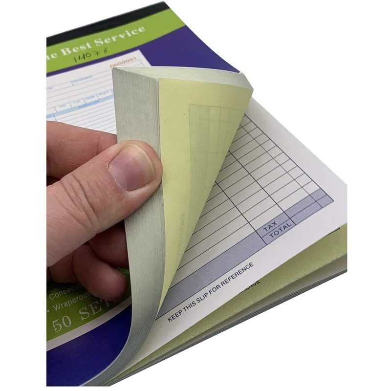 10 Pack Large Sales Order Book Receipt Invoice Duplicate Carbonless