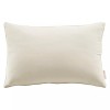 Modway Furniture Enhance 24" Lumbar Velvet Throw Pillow, Ivory -EEI-4705-IVO