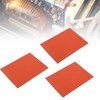 3Pcs Red Maintenance Silicone Pad Heat Insulation Silicone Mat for