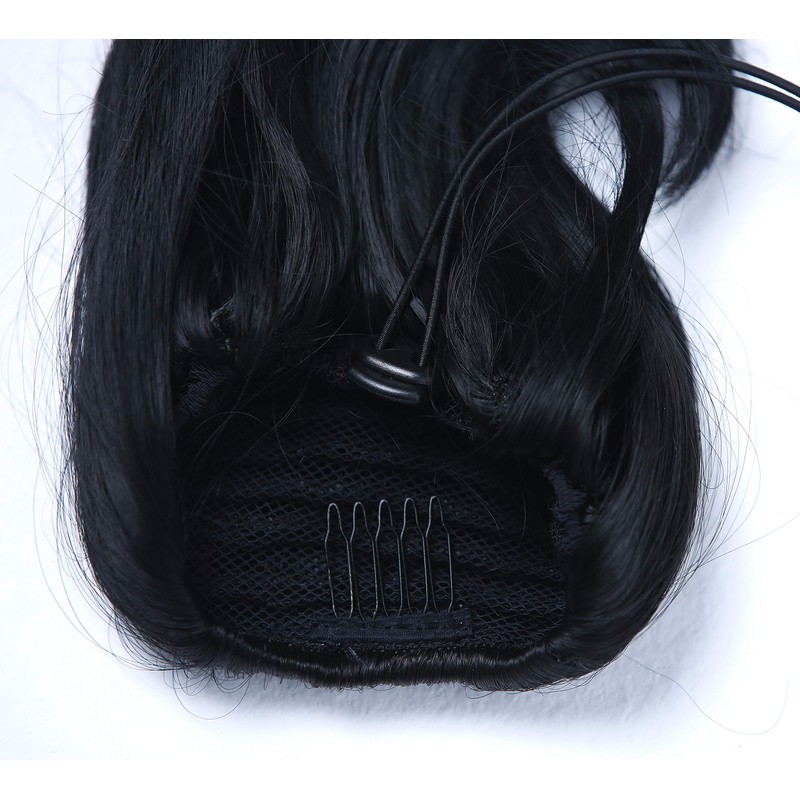 WIG ME UP - TYP-440-1B Hairpiece Ponytail Comb Elastic Short