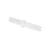 Quickun Plastic Hose Barb Fitting, 3/16" x 3/16" Barbed Splicer
