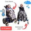 Bundlebean - 100% Waterproof Fleece Lined Wheelchair Cover - Kids
