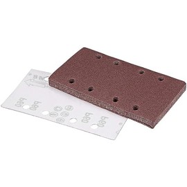 Boxonly Hook and Loop Sanding Sheet Sander Sandpaper 8 Hole 60 Grit 10pcs for 1/3 Sander