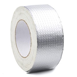 Butyl Tape Waterproof Tape Aluminum Foil Tape Tape 5cm(w) x 5m(L) x 1.5mm(T), Waterproofing in Toilets, Pipelines, roof Cracks, RVs, sunshades, Windows, Boat,Floors, Swimming Pools Other