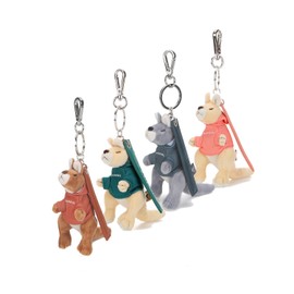Kangol shared hoodie Kangol key holder 0004 4 types, beige/brown / 캉골 공용 후디 캉골 키홀더 0004 4종, 베이지/브라운