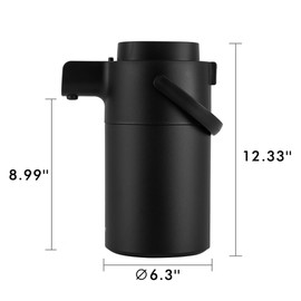 Airpot Coffee Dispenser with Pump - Coffee Carafes for Keeping Hot - Beverage Dispenser - 102oz/3L Thermal Coffee Carafe for Hot Liquids - Stainless Steel Insulated Coffee Thermos Carafe