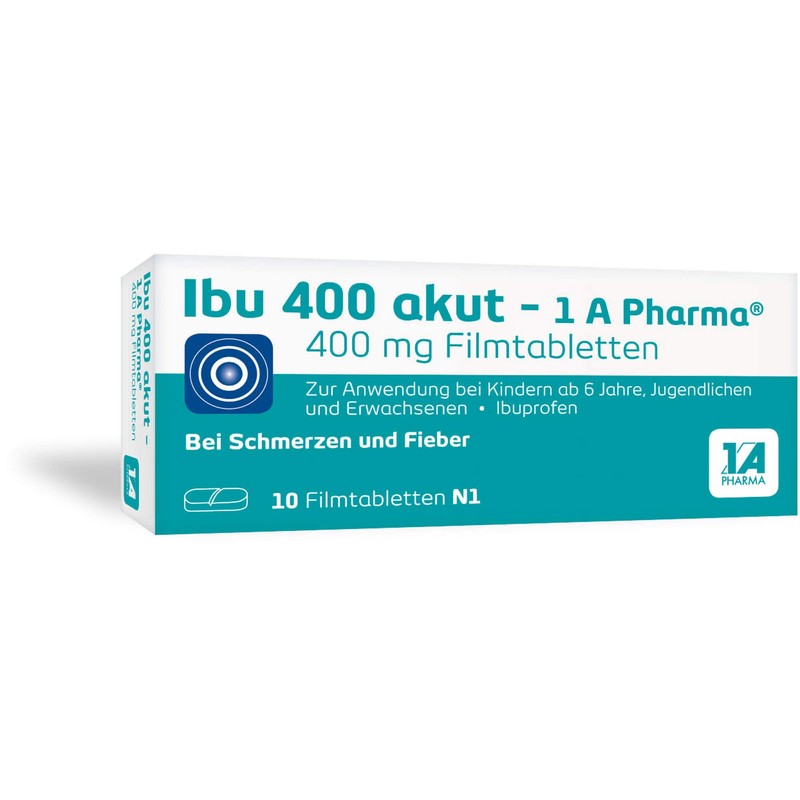 Ibu 400 akut - 1 A Pharma Filmtabletten, 10 pcs.