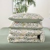 TISPLR Floral Comforter Set King 3 Pieces Soft Cotton Bedding