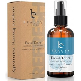 Rose Water Spray for Face - USA Made with Hydrating Natural & Organic Ingredients for Glowing Skin, Alcohol-Free Rosewater Toner Mist with Witch Hazel & Glycerin for Dry and Sensitive Skin