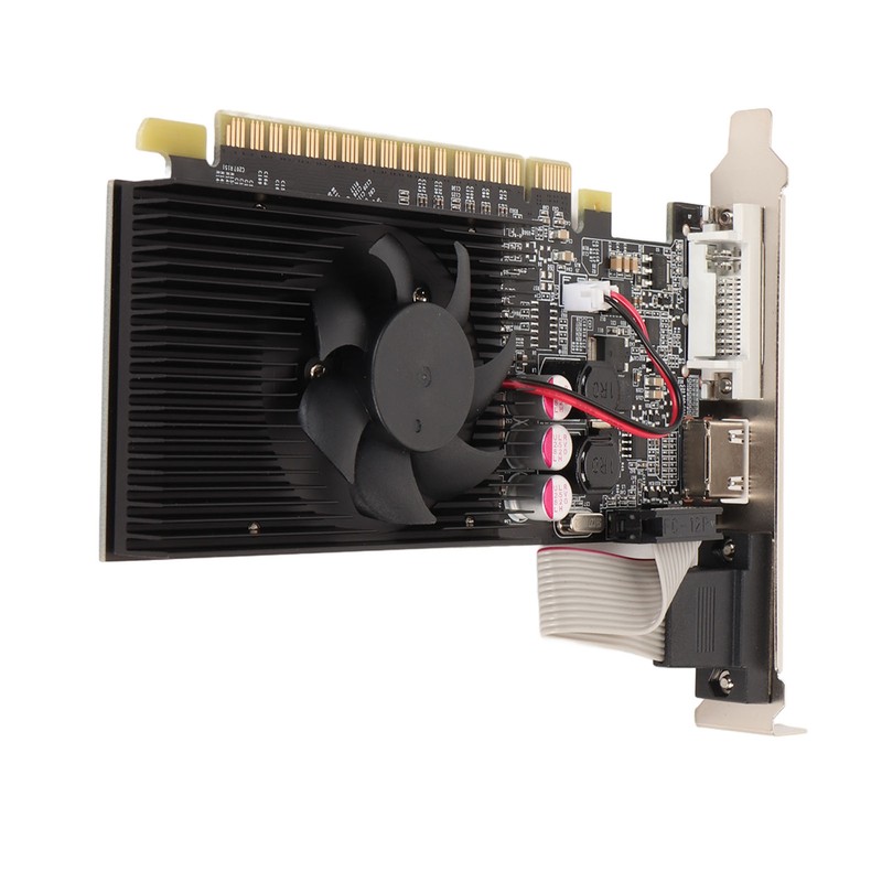 GT730 2GB GDDR3 Graphics Card Single Cooling Fan 64 Bit