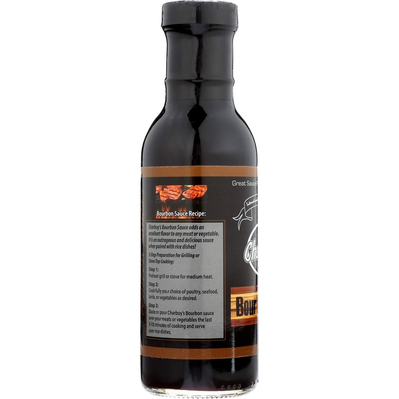 CharBoy's Bourbon Sauce for Grilling, Cooking, Marinating