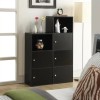 Pemberly Row 3 Door Cabinet in Black