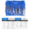 9 Pcs Tap Extractor Set 3/4 Flute Broken Head Screw