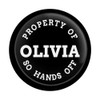 Olivia Name Phone Gift Property Of Custom Name Set Pack