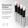 KYDA Highlighting Stick, Diamond Glitter Highlighter Makeup, Long-Lasting Wear Shimmer