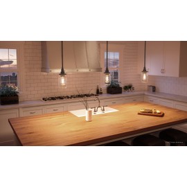 Urban Ambiance Luxury Industrial Hanging Pendant Light, Small Size: 9.5" H x 4" W, with Provencial Style Elements, Aged Pipe Design, Antique Black Finish and Mason Jar with Floral Pattern, UQL2665