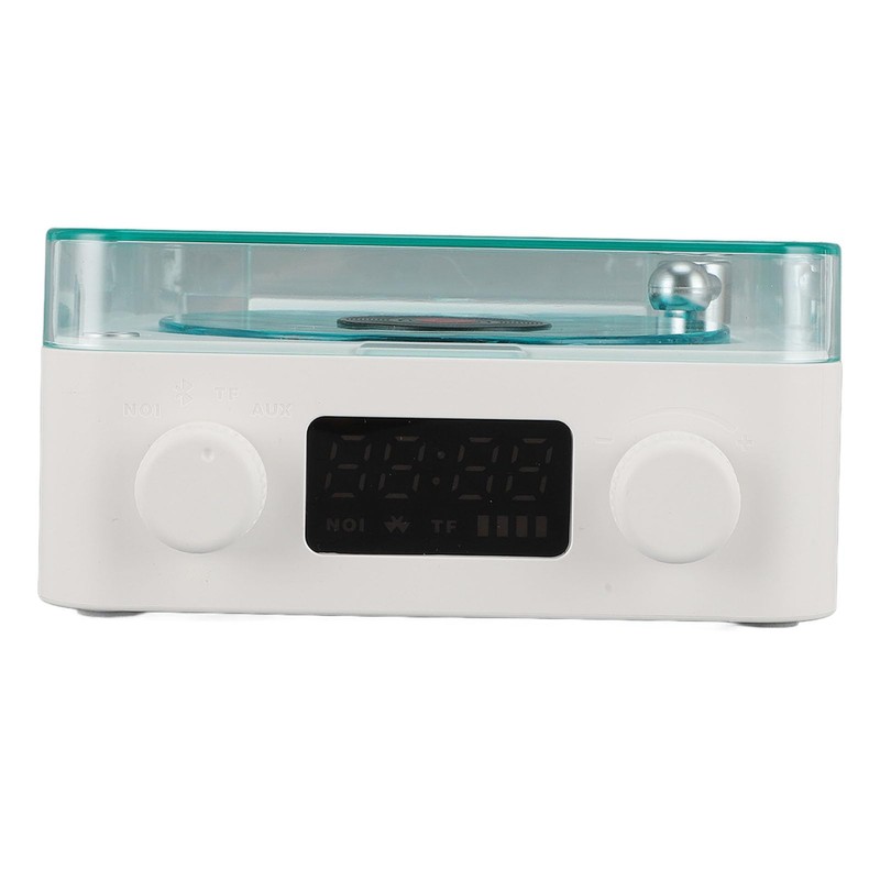 Annadue Turntable Style Speaker, Small 3-in-1 Multifunctional Stereo Speaker with